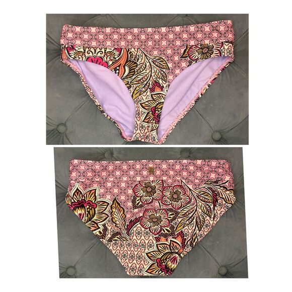 prAna Cosmo Pink Bottom Bikini Swim Poolside Size XS - Picture 1 of 6